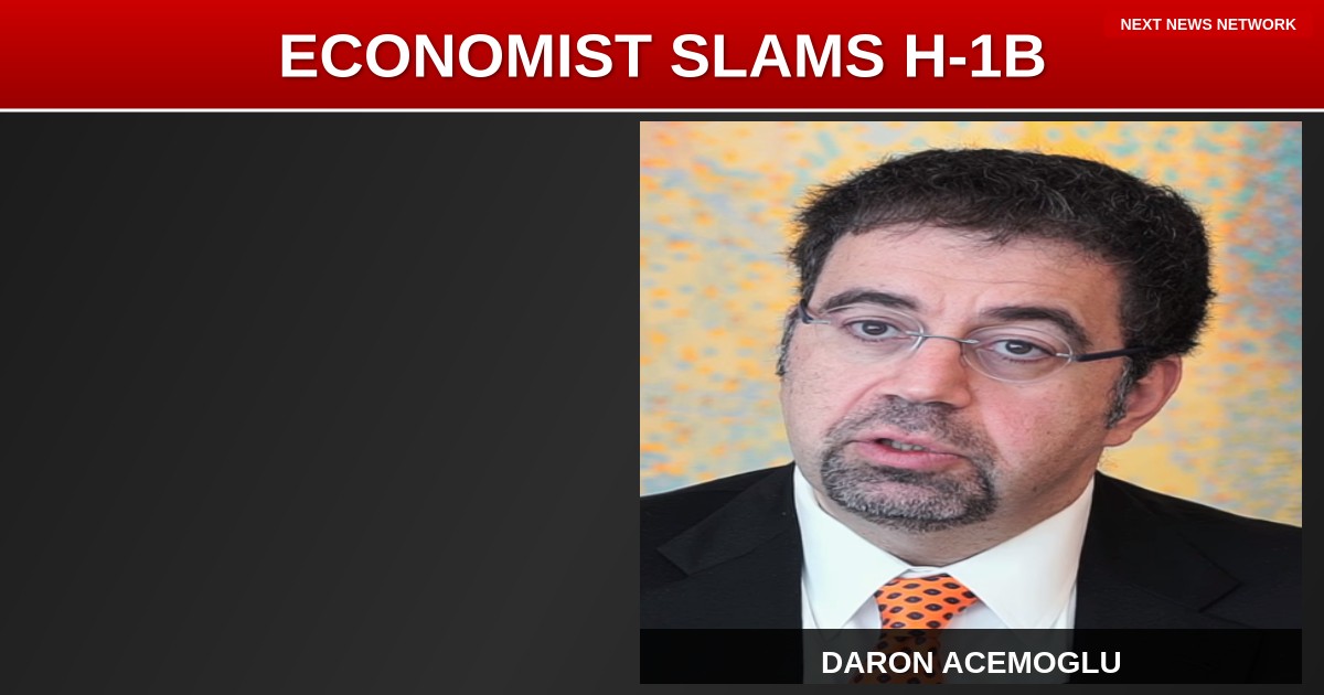 BREAKING: MIT Economist SLAMS H-1B Program for Undermining American Education