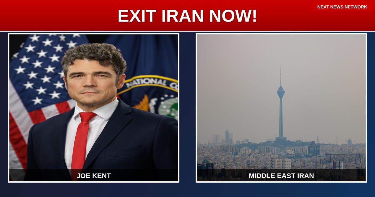 BOMBSHELL: Ex-Counterterrorism Chief URGES Trump to EXIT Iran Conflict, Bring Troops HOME
